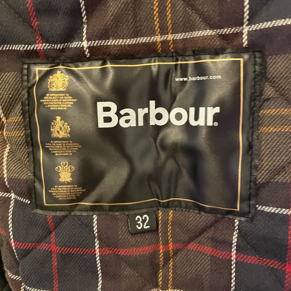Barbour Size 32 Zip In Liner Vest - Picture 5 of 6